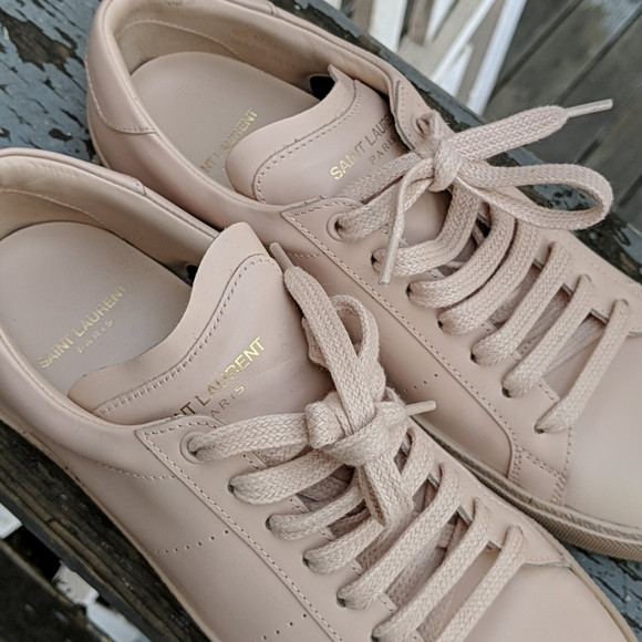 Saint Laurent Calfskin Signature Court Sneakers - Picture 5 of 7